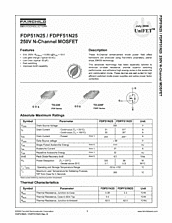 DataSheet FDP51N25 pdf